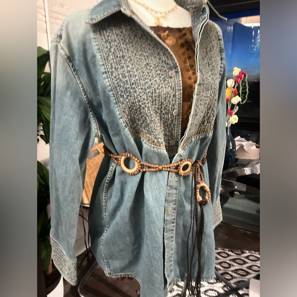 DKNY denim overshirt